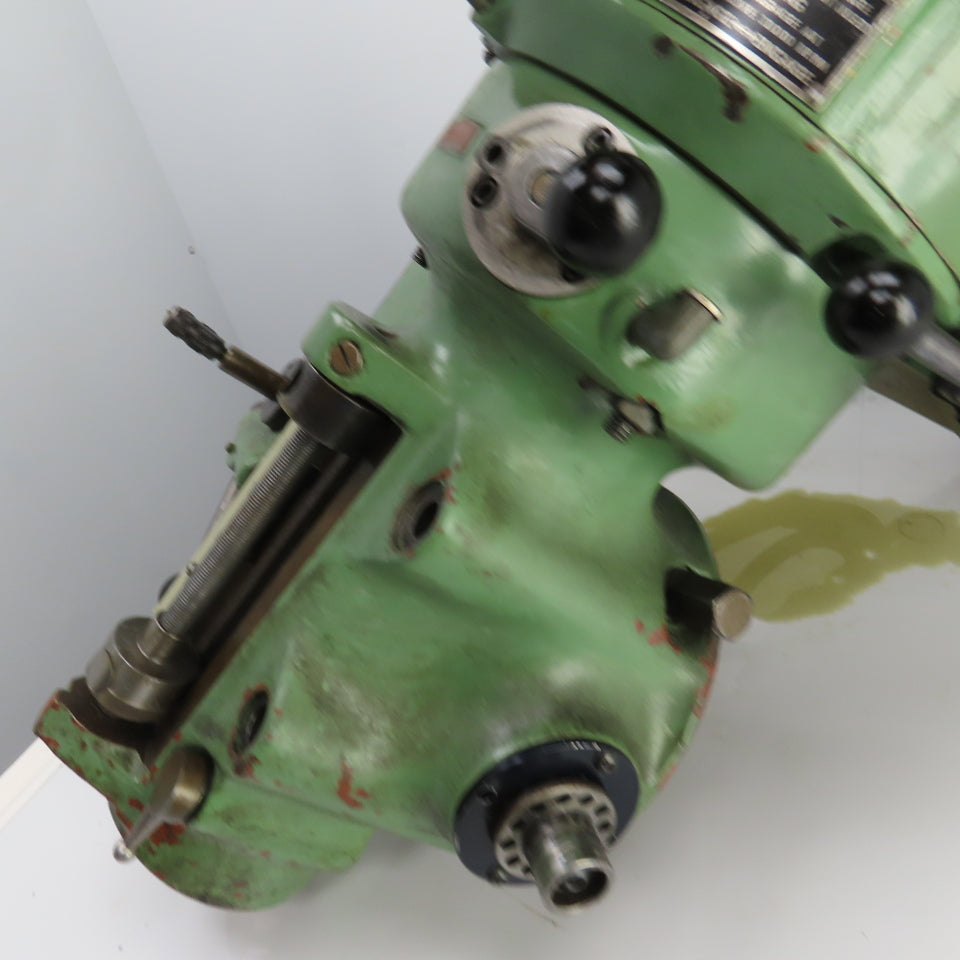 Bridgeport J221391 Vertical Knee Mill Belt Drive Spindle Head Assembly (No Motor