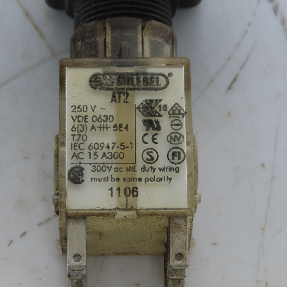 Schlege AT2 Maintained Key Selector Switch 2-Position W/Key 250V