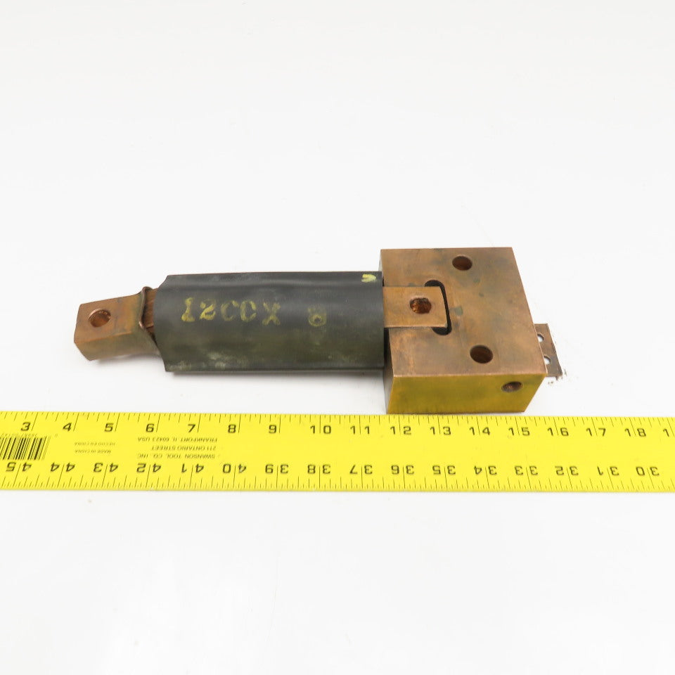 1200 x 8 Resistance Welding Copper Shunt Assembly Mounting Block