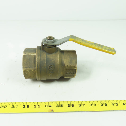 Jomar 9545 2" Brass Ball Valve 150WSP 500WOG