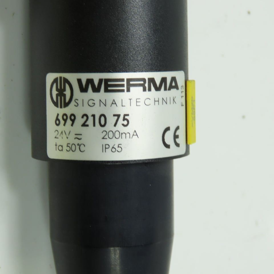 Werma 699 210 75 LED Light Tower Red/Amber/Green 24VAC 200Ma