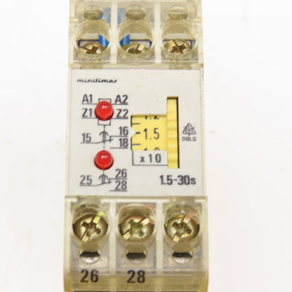 Dold MK 9908.82 Minitimer 1.5-30s Timing Relay 110V