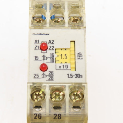 Dold MK 9908.82 Minitimer 1.5-30s Timing Relay 110V