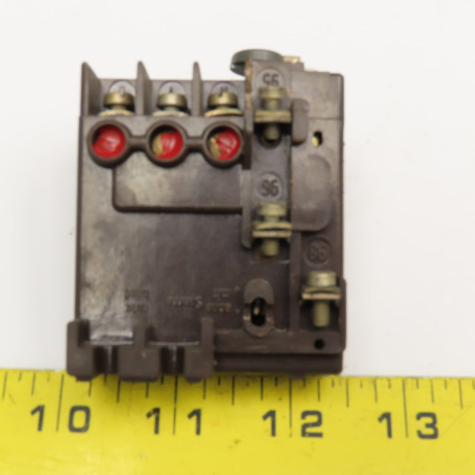 Klockner Moeller Z0-6.6 3.7-6.6A Trip Overload Relay 20Amp Max