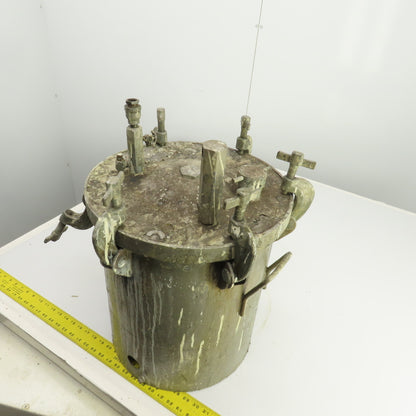 8.5 Gallon Galvanized Steel Paint Pressure Pot Canister Tank