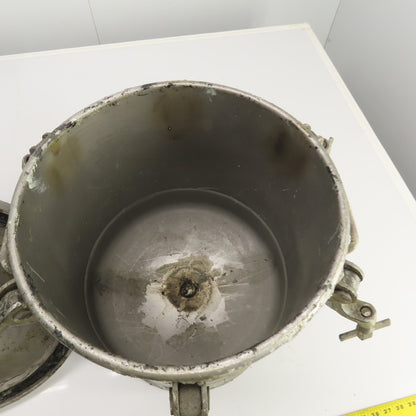 8.5 Gallon Galvanized Steel Paint Pressure Pot Canister Tank