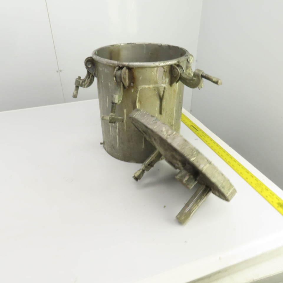 8.5 Gallon Galvanized Steel Paint Pressure Pot Canister Tank