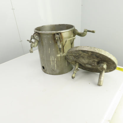 8.5 Gallon Galvanized Steel Paint Pressure Pot Canister Tank