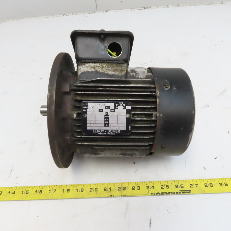 Leroy Somer LS80L1 PTO Electric Motor 0.55 kW 3410 RPM 50/60Hz 3 Phase