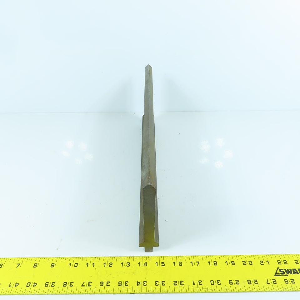 13-1/2" Press Brake 90° Forming Angle Die Block 1/2" Tang 5-1/2" High 5/8" Thick