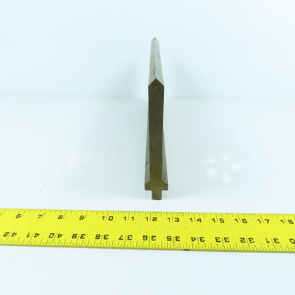 13-1/2" Press Brake 90° Forming Angle Die Block 1/2" Tang 5-1/2" High 5/8" Thick