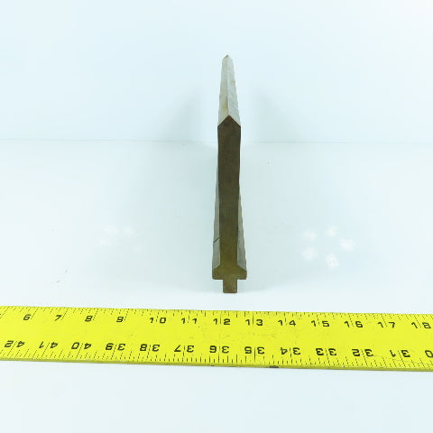 13-1/2" Press Brake 90° Forming Angle Die Block 1/2" Tang 5-1/2" High 5/8" Thick