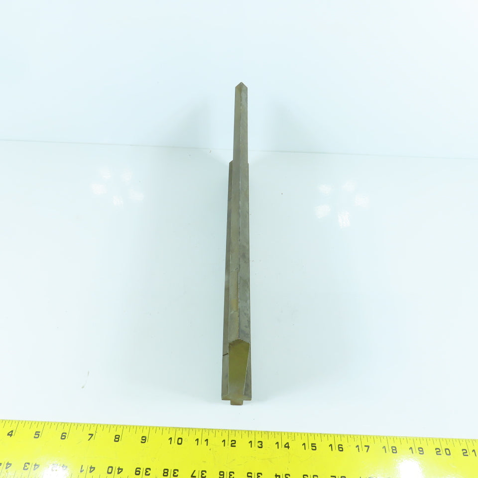 13-1/2" Press Brake 90° Forming Angle Die Block 1/2" Tang 5-1/2" High 5/8" Thick