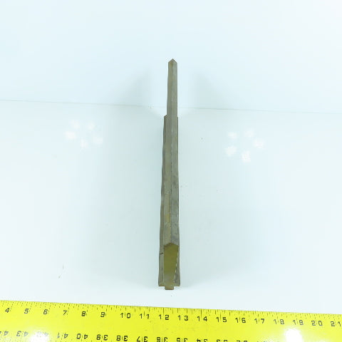 13-1/2" Press Brake 90° Forming Angle Die Block 1/2" Tang 5-1/2" High 5/8" Thick