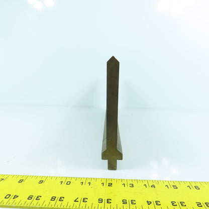 13-1/2" Press Brake 90° Forming Angle Die Block 1/2" Tang 5-1/2" High 5/8" Thick
