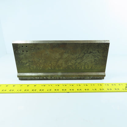 13-1/2" Press Brake 90° Forming Angle Die Block 1/2" Tang 5-1/2" High 5/8" Thick