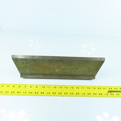13-1/2" Press Brake 90° Forming Angle Die Block 1/2" Tang 5-1/2" High 5/8" Thick