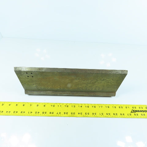 13-1/2" Press Brake 90° Forming Angle Die Block 1/2" Tang 5-1/2" High 5/8" Thick