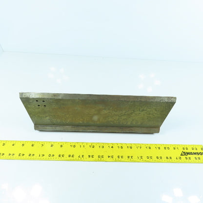 13-1/2" Press Brake 90° Forming Angle Die Block 1/2" Tang 5-1/2" High 5/8" Thick