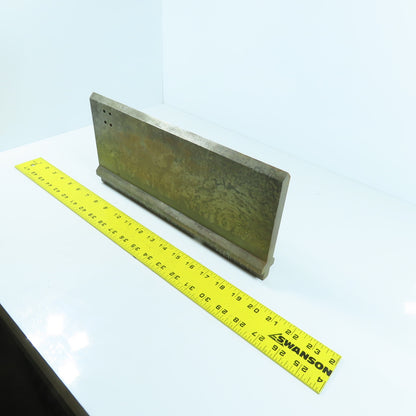 13-1/2" Press Brake 90° Forming Angle Die Block 1/2" Tang 5-1/2" High 5/8" Thick