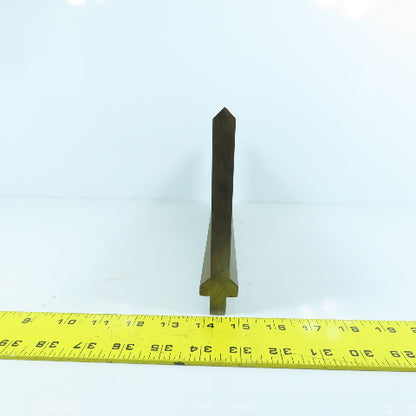 13-1/2" Press Brake 90° Forming Angle Die Block 1/2" Tang 5-1/2" High 5/8" Thick