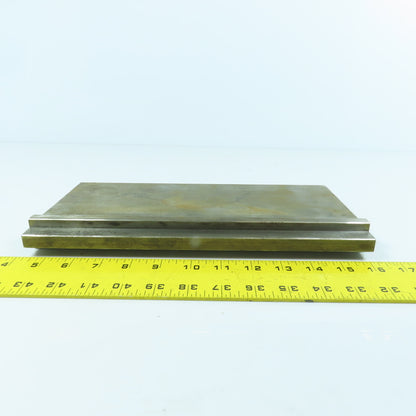 12" Press Brake 90° Forming Angle Die Block 1/2" Tang 5-1/2" High 5/8" Thick