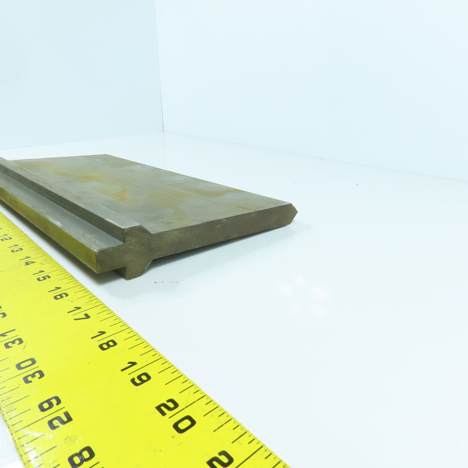 12" Press Brake 90° Forming Angle Die Block 1/2" Tang 5-1/2" High 5/8" Thick