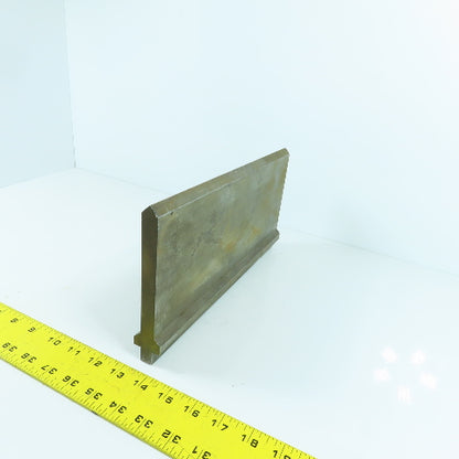 12" Press Brake 90° Forming Angle Die Block 1/2" Tang 5-1/2" High 5/8" Thick