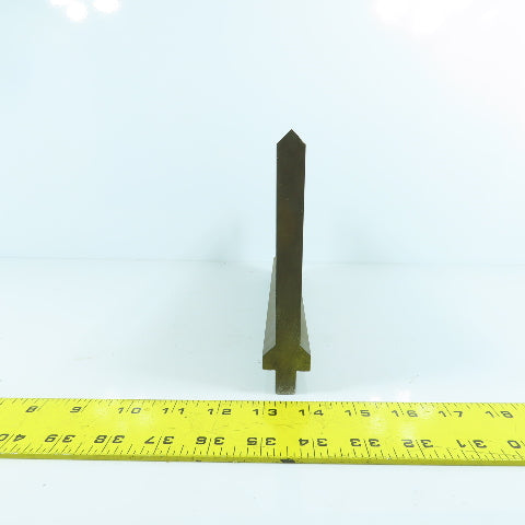 12" Press Brake 90° Forming Angle Die Block 1/2" Tang 5-1/2" High 5/8" Thick