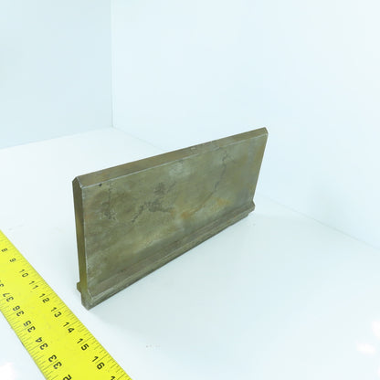 12" Press Brake 90° Forming Angle Die Block 1/2" Tang 5-1/2" High 5/8" Thick