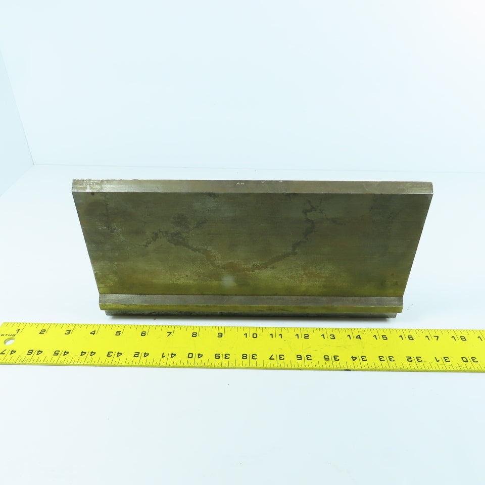 12" Press Brake 90° Forming Angle Die Block 1/2" Tang 5-1/2" High 5/8" Thick