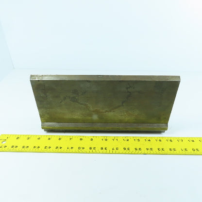 12" Press Brake 90° Forming Angle Die Block 1/2" Tang 5-1/2" High 5/8" Thick