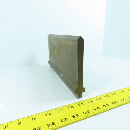 12" Press Brake 90° Forming Angle Die Block 1/2" Tang 5-1/2" High 5/8" Thick