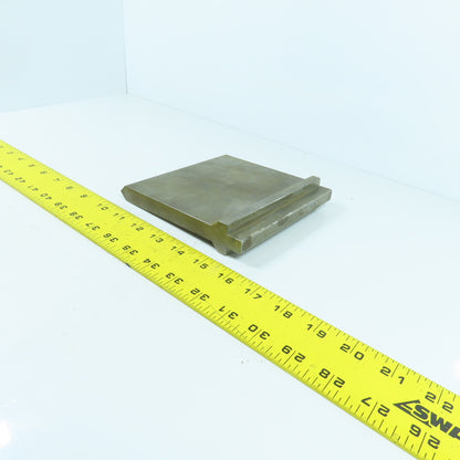 6" Press Brake 90° Forming Angle Die Block 1/2" Tang 5-1/2" High 5/8" Thick