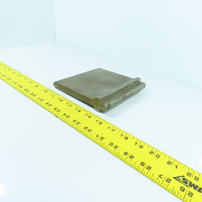 6" Press Brake 90° Forming Angle Die Block 1/2" Tang 5-1/2" High 5/8" Thick