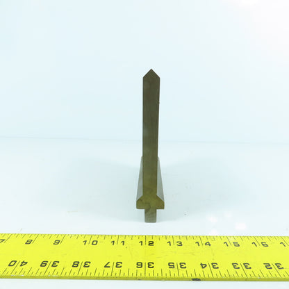 6" Press Brake 90° Forming Angle Die Block 1/2" Tang 5-1/2" High 5/8" Thick