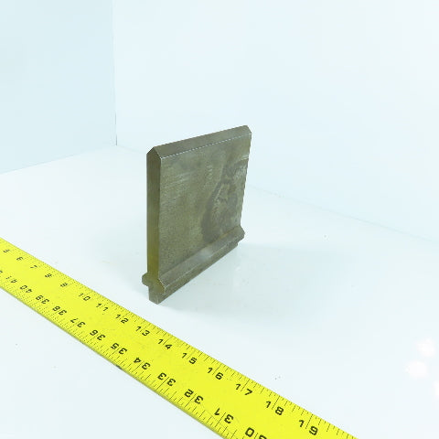 6" Press Brake 90° Forming Angle Die Block 1/2" Tang 5-1/2" High 5/8" Thick