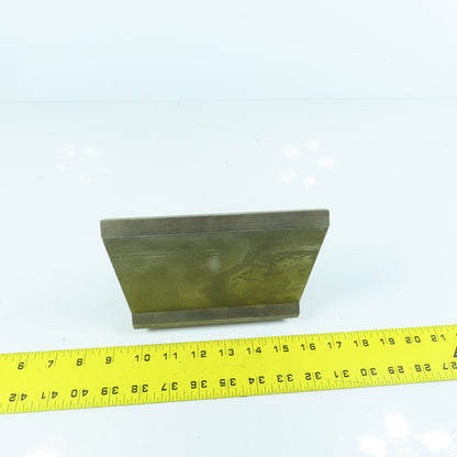 6" Press Brake 90° Forming Angle Die Block 1/2" Tang 5-1/2" High 5/8" Thick