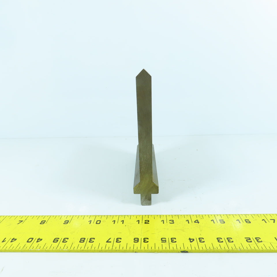 6" Press Brake 90° Forming Angle Die Block 1/2" Tang 5-1/2" High 5/8" Thick