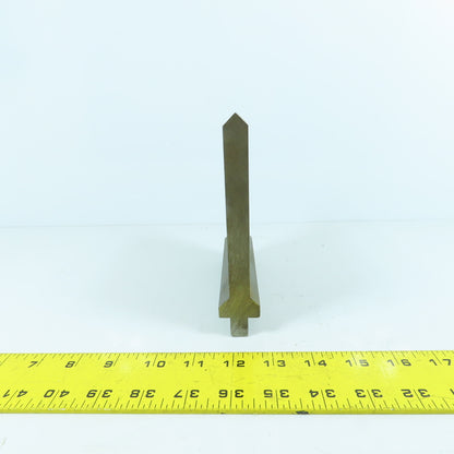 6" Press Brake 90° Forming Angle Die Block 1/2" Tang 5-1/2" High 5/8" Thick