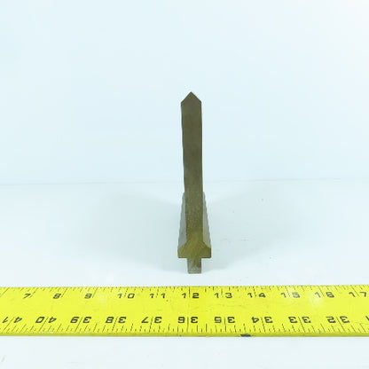 6" Press Brake 90° Forming Angle Die Block 1/2" Tang 5-1/2" High 5/8" Thick