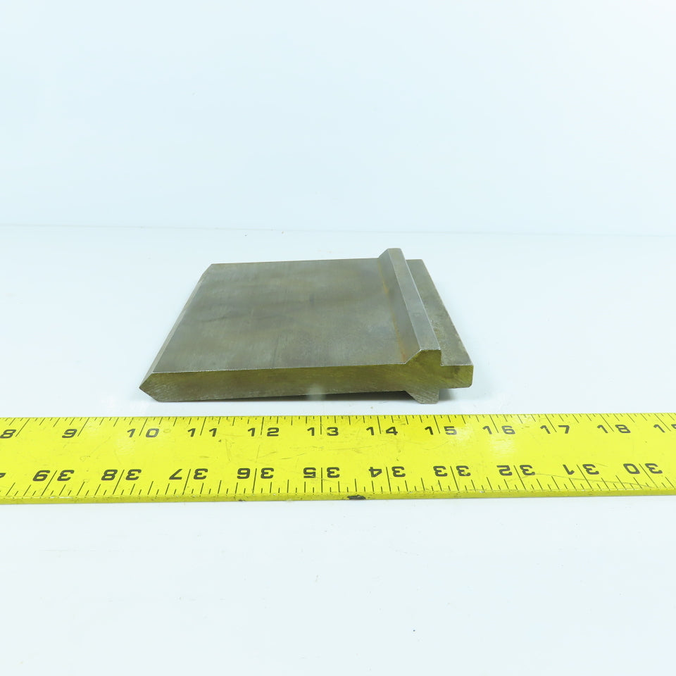 6" Press Brake 90° Forming Angle Die Block 1/2" Tang 5-1/2" High 5/8" Thick