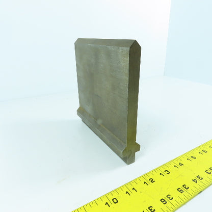 6" Press Brake 90° Forming Angle Die Block 1/2" Tang 5-1/2" High 5/8" Thick