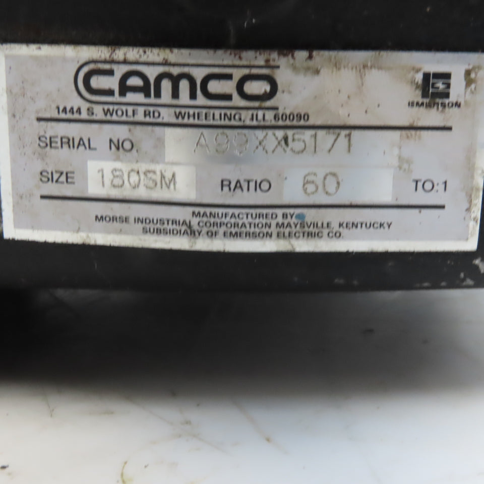Camco 60:1RDM6H20-270 Rotary Indexer Drive Turn Table 90VDC 1Hp 60:1