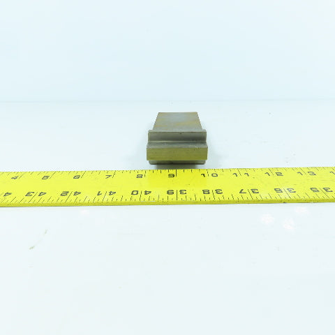 2" Press Brake 90° Forming Angle Die Block 1/2" Tang 5-1/2" High 5/8" Thick