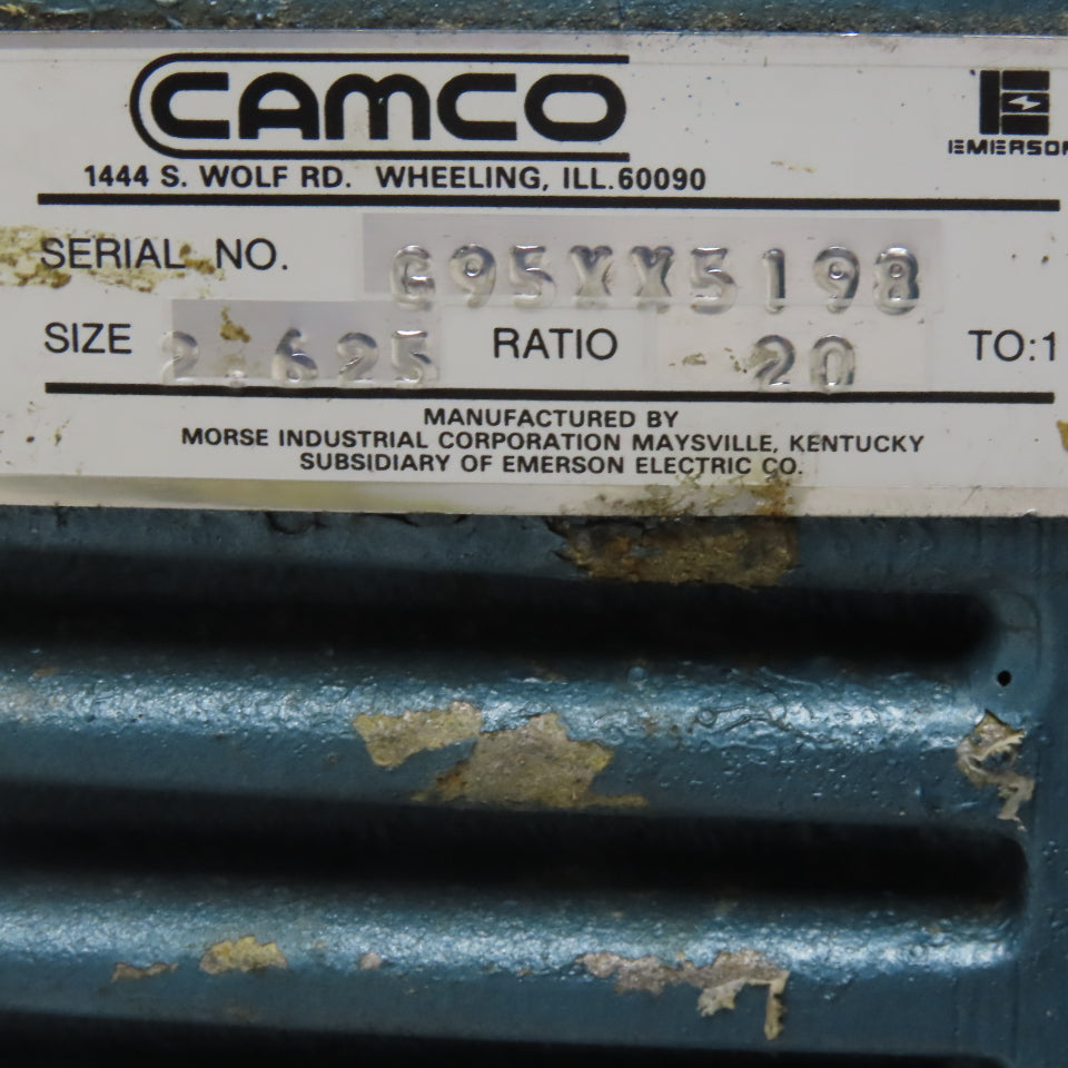 Camco 902RDM16H32-150 Rotary Indexer Drive Turn Table 90VDC 1Hp 20:1