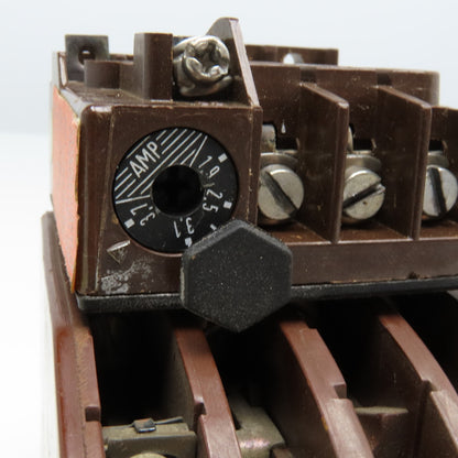 Klockner Moeller DIL 0-52/61 600V 7-1/2Hp 16A Contactor 110V Coil 1.9-3.7A Trip