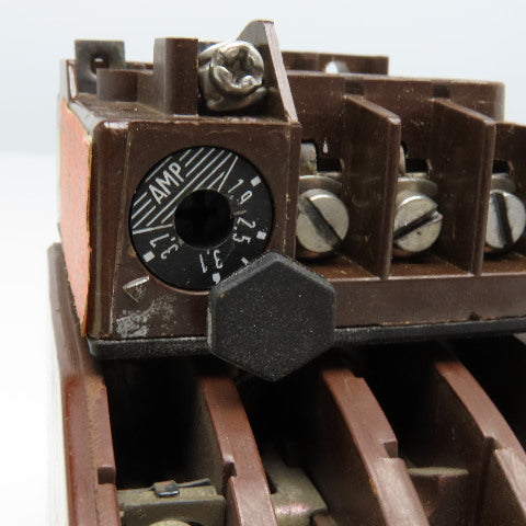 Klockner Moeller DIL 0-52/61 600V 7-1/2Hp 16A Contactor 110V Coil 1.9-3.7A Trip