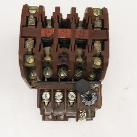 Klockner Moeller DIL 0-52/61 600V 7-1/2Hp 16A Contactor 110V Coil 1.9-3.7A Trip