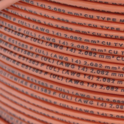 South Wire Orange 14AGW 600V Stranded Wire 600' Spool MTW or THWN or THHN